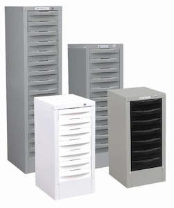 Multi Drawer Stationery Tower with Slideout Drawers - 7 Drawer
