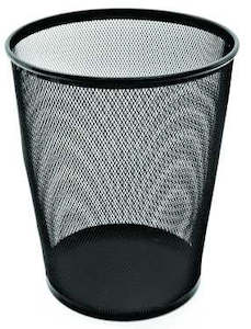 Esselte Metal 19 Litre Mesh Waste Bin