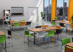 Ergoplan Cafeteria Table and Cafe Seating Package