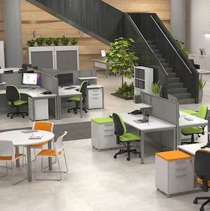 Office Fit Out Packages: Cubit Open Plan Office Furniture Package