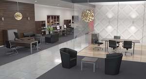 Office Fit Out Packages: Vortex Tub & Metropol Lounger Reception Seating Package