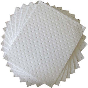 Spill Kits Spill Containment: SpillTech Oil Only Absorbent Pads - Extra Heavy Duty - Carton of 100