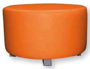Reception Loungers Soft Seating: Round Ottoman