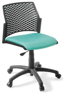 Punch Swivel Chair with Upholstered Seat