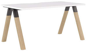 Ligna Fixed Height Desk - 4 Sizes and 2 Top Colours