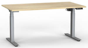 Agile Sit/Stand Electric 3 Column Height Adjustable Desk - 1500mm
