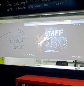Whiteboards Presentation: Smart Magnetic Whiteboard Wallcovering - Low Sheen - 3 in 1