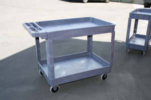 Large Heavy Duty Plastic Service Trolley - 2 or 3 Level
