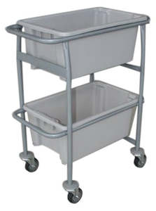 Red Hot Super Specials: Double Plastic Bin Trolley