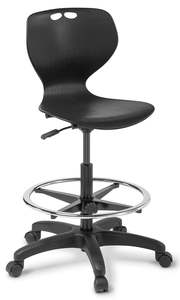 Classroom Essentials: Omni Swivel Architectural Chair - with Upholstered Seat Pad Option