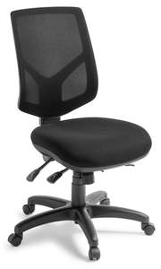 Crew 3 Lever Mesh Back Chair - with Optional Armrests