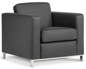 Reception Loungers Soft Seating: Carlo Chair and Sofa - 2 Sizes