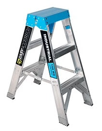Safety Steps Step Ladders: Ox Double-sided 3 Step Ladder