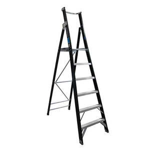 OX 6 Step Fibreglass Platform Ladder
