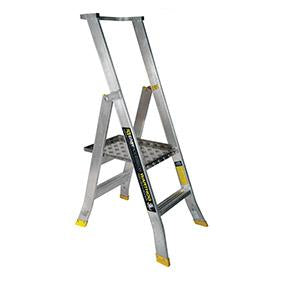 Warthog 2 Step Aluminium Platform Ladder