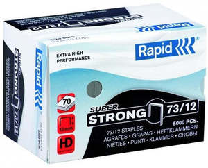 Rapid 73/12 Staples - Box of 5000