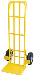 Hand Trolleys: Heavy Duty Flat Back Hand Trolley with Pneumatic Wheels