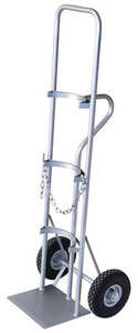 Dollies Gas Cylinder Trolleys: Zinc-plated Single Gas Bottle Hand Trolley