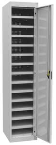 Laptop Storage Cabinet with Single Door - 14 Compartments