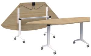 Assembly Hall Furniture: Boost Flip Table with Trapezium Top