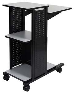 Tuffy 4 Level Multi-media Mobile Presentation Station