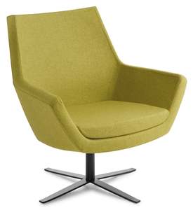 Clearance Sale: Eton Visitor Chair with 4 Point Swivel Base - Midback and Highback