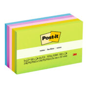 3M POST IT NOTES 654 76 X 76MM SUPER STICKY OASIS PACK 5 - Office Spot Ashburton