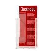 DEFLECTO PREMIUM SIGN HOLDER A6 WITH ACRYLIC BASE - Office Spot Ashburton