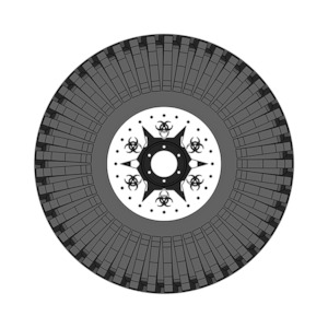 16" DIY Beadlock Kit - BH 6pt Spikes