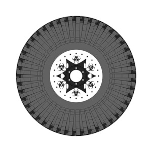 16" DIY Beadlock Kit - BH 6pt Curved Star