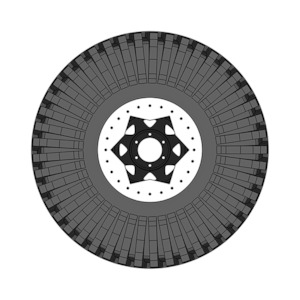 17 Beadlock Kits: 17" DIY Beadlock Kit - 6pt Star