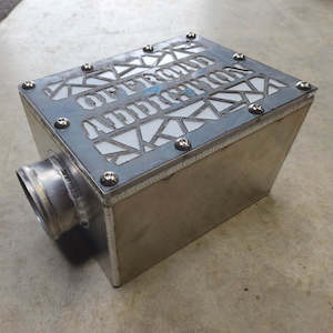 Airboxes: Universal 4" Aluminium Airbox