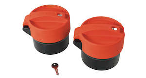 Conduits And Carriers: Conduit Locking End Caps (100mm/3.9inches)