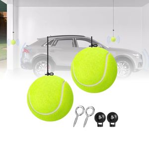 2pcs Garage Parking Aid Balls with Adjustable String – Vehicle Stopper
