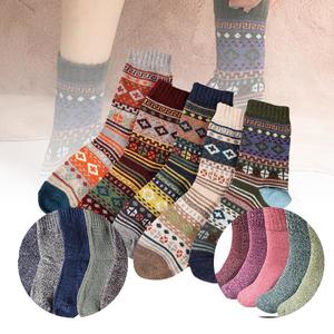 Safety Workgear Work Footwear: 5 Pairs of Unisex Winter Warm Knit Socks