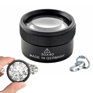 30X Magnifying Glass Optical Lens for Jewelry Inspection