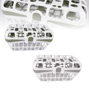 Portable Dishwasher Drain Baskets for Baby Bottles - 2 Pcs
