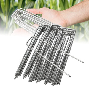 Tools Accessories Accessories: U-Shaped Landscape Staples - 50 Pack