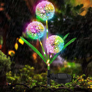 Home Living Home Appliances Outdoor Lighting: Solar Dandelion Garden Light Decorative with 36 LED