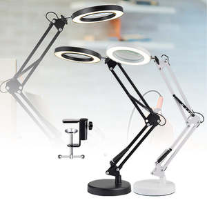 5X Magnifying Glass with LED Light Clip