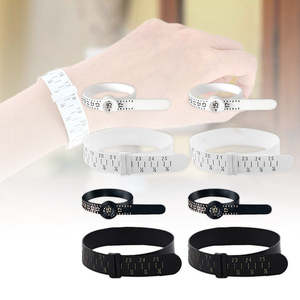 Ring and Bracelet Sizer Tool Gauge with Magnifying Function