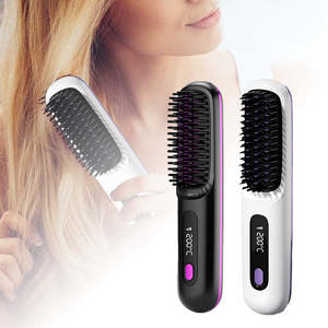 Beauty Health Brushes Tools Accessories Beauty Tools: Cordless Hair Straightener Brush
