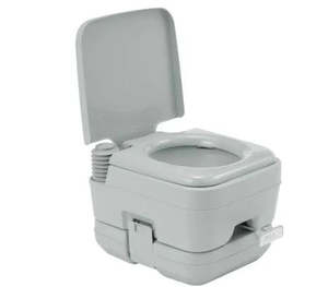 Portable Toilet for Camping - Light Gray