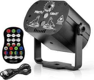 LED RGB Laser Projector Stage Party Lights