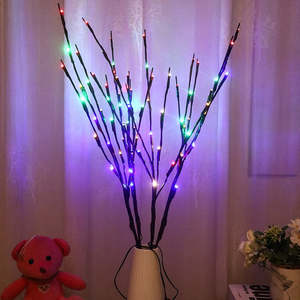 Home Living Home Appliances Lighting Fixtures: LED Willow Tree Branch Fairy String Lights