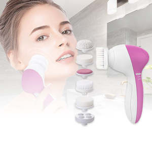 Beauty Health Bath Body Skincare Sets: Dual-Speed Exfoliating Scrubber and Facial Cleansing Brush Set
