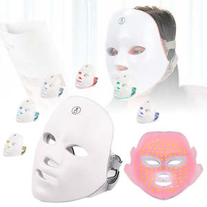 Beauty Health Bath Body Skincare Sets: Anti-Wrinkle Therapy Face Mask - 7-Color LED