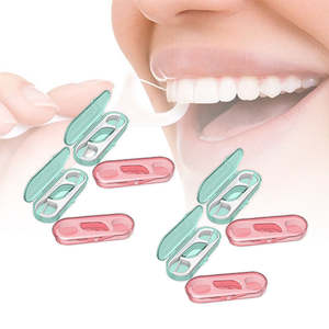 Beauty Health Bath Body Oral Care: Dental Floss Sticks with Travel Case