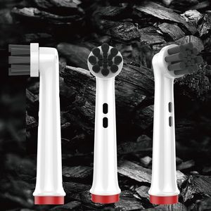 Beauty Health Bath Body Oral Care: 8Pcs Brush Heads for Oral B - Bamboo Charcoal