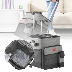 Insulated Picnic Cooler Bag with Wheels
